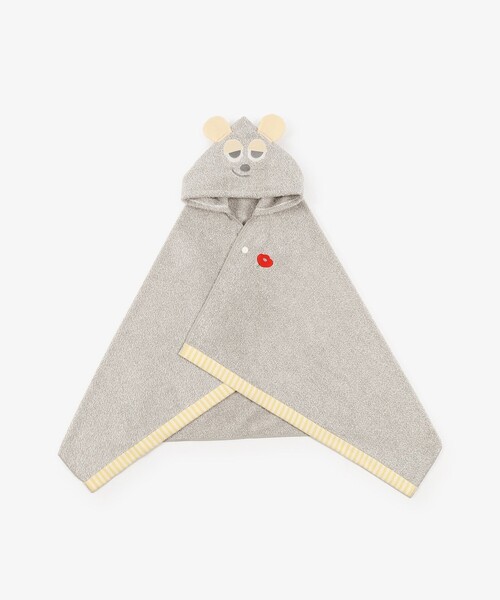 Afternoon Tea（アフタヌーンティー）の「フード付きバスタオル/LEO LIONNI（その他ベビー用品・キッズ・グレー・ONE SIZE）」の7枚目の写真