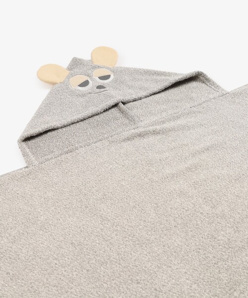 Afternoon Tea（アフタヌーンティー）の「フード付きバスタオル/LEO LIONNI（その他ベビー用品・キッズ・グレー・ONE SIZE）」の5枚目の写真