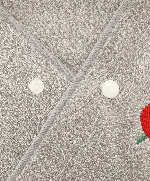 Afternoon Tea（アフタヌーンティー）の「フード付きバスタオル/LEO LIONNI（その他ベビー用品・キッズ・グレー・ONE SIZE）」の4枚目の写真