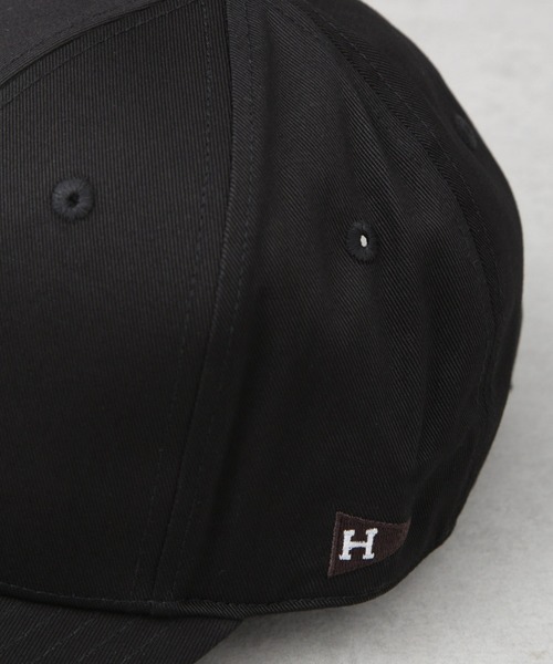 Healthknit（ヘルスニット）の「Healthknit/別注 ツイルペナント刺繍キャップ（キャップ・メンズ・ブラック/その他1/ネイビー・FREE）」の8枚目の写真