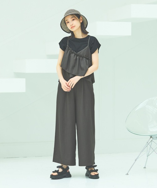 LAKOLE（ラコレ）の「サテンリボンボリュームサンダル / 290762（サンダル・レディース・ブラウン/ブラック・MEDIUM/LARGE）」の20枚目の写真