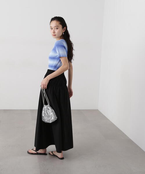 N.（N. Natural Beauty Basic）（エヌエヌナチュラルビューティーベーシック）の「グラデーションボーダーニット（ニット/セーター・レディース・イエロー系その他/ブルー系その他・MEDIUM）」の19枚目の写真