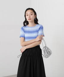 N.（N. Natural Beauty Basic） | グラデーションボーダーニット(ニット/セーター)