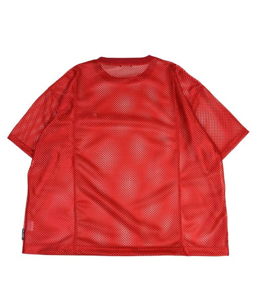 MILKBOY / NECK HANGER SHIRTS  レッド H-25-05-01-1048-MB-BL-KB-ZT300 STRICT-G NEW YARK × BOUNTY HUNTER 赤い彗星Tシャツ | 機動戦士