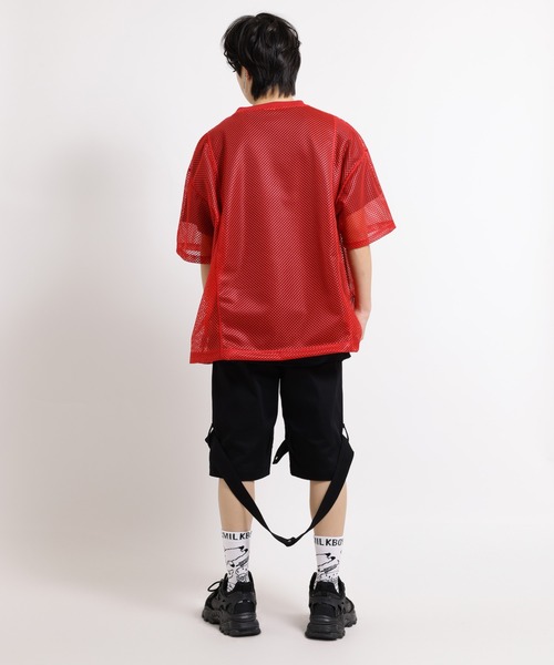 TRAP MESH Tシャツ（Tシャツ/カットソー）｜MILKBOY（ミルク