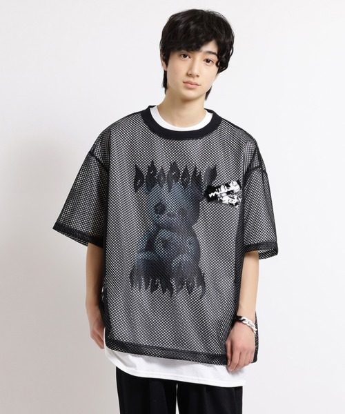 TRAP MESH Tシャツ（Tシャツ/カットソー）｜MILKBOY（ミルク