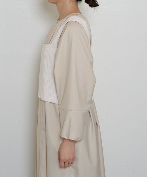 Jena espace merveilleux（ジェナ　エスパスメルヴェイユ）の「【さわ企画】【WEB限定】ビスチェ付きフレアワンピース（ワンピース・レディース・オフホワイト/ブラック/ベージュ/ブルー・FREE）」の5枚目の写真