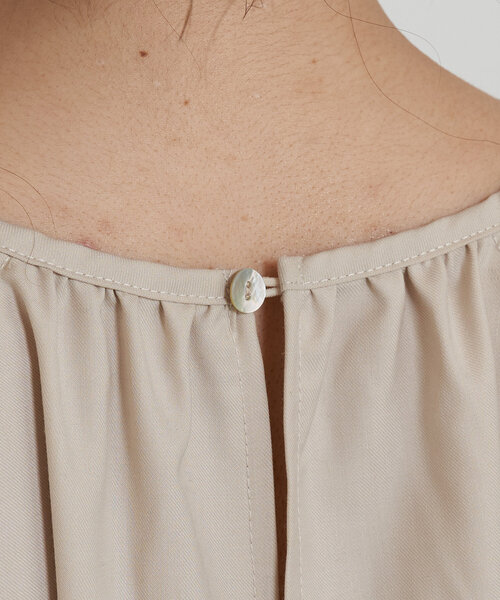 Jena espace merveilleux（ジェナ　エスパスメルヴェイユ）の「【さわ企画】【WEB限定】ビスチェ付きフレアワンピース（ワンピース・レディース・オフホワイト/ブラック/ベージュ/ブルー・FREE）」の7枚目の写真