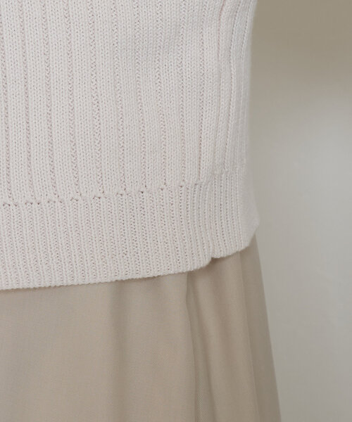 Jena espace merveilleux（ジェナ　エスパスメルヴェイユ）の「【さわ企画】【WEB限定】ビスチェ付きフレアワンピース（ワンピース・レディース・オフホワイト/ブラック/ベージュ/ブルー・FREE）」の9枚目の写真