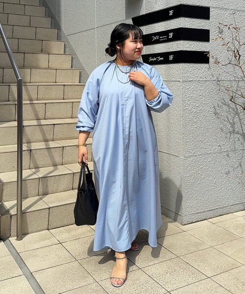 Jena espace merveilleux（ジェナ　エスパスメルヴェイユ）の「【さわ企画】【WEB限定】ビスチェ付きフレアワンピース（ワンピース・レディース・オフホワイト/ブラック/ベージュ/ブルー・FREE）」の21枚目の写真