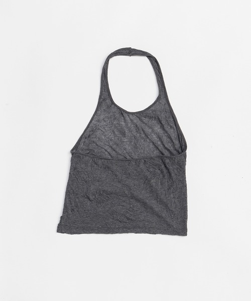 prank project プランクプロジェクト　トップスのみ トリプルレイヤードホルタートップ / Triple Layered Halter Top