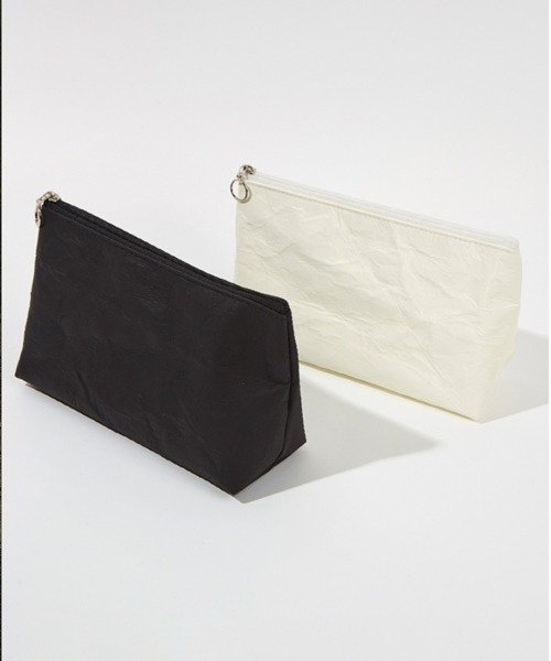 pochiページ Pochi Pouch/ペーパーファブリック シンプル ポーチ（ポーチ