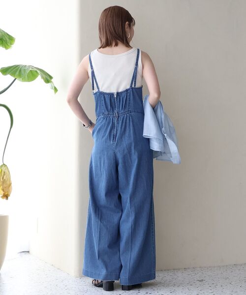 AMERICAN HOLIC（アメリカンホリック）の「デニムサロペット（サロペット/オーバーオール・レディース・インディゴブルー/ライトインディゴブルー・M/L）」の22枚目の写真