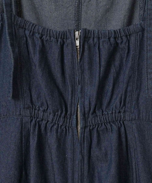 AMERICAN HOLIC（アメリカンホリック）の「デニムサロペット（サロペット/オーバーオール・レディース・インディゴブルー/ライトインディゴブルー・M/L）」の12枚目の写真