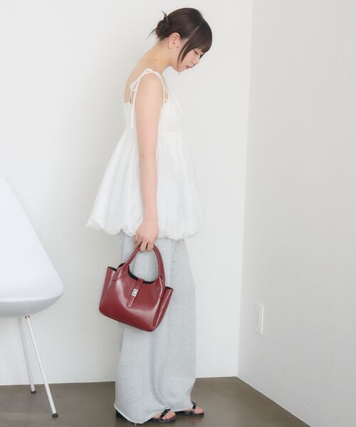 RETRO GIRL（レトロガール）の「肩リボンバルーンミニOP（ワンピース・レディース・ブラック/オフホワイト/ホワイト系その他・FREE）」の7枚目の写真