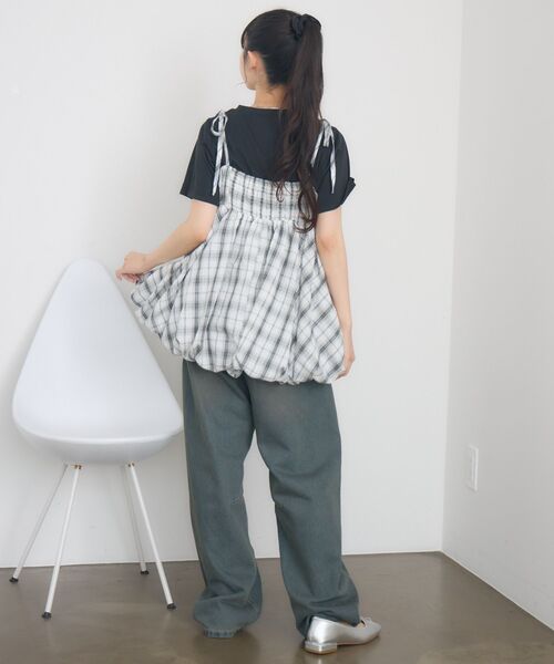 RETRO GIRL（レトロガール）の「肩リボンバルーンミニOP（ワンピース・レディース・ブラック/オフホワイト/ホワイト系その他・FREE）」の19枚目の写真