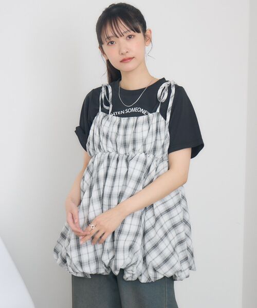 RETRO GIRL（レトロガール）の「肩リボンバルーンミニOP（ワンピース・レディース・ブラック/オフホワイト/ホワイト系その他・FREE）」の20枚目の写真