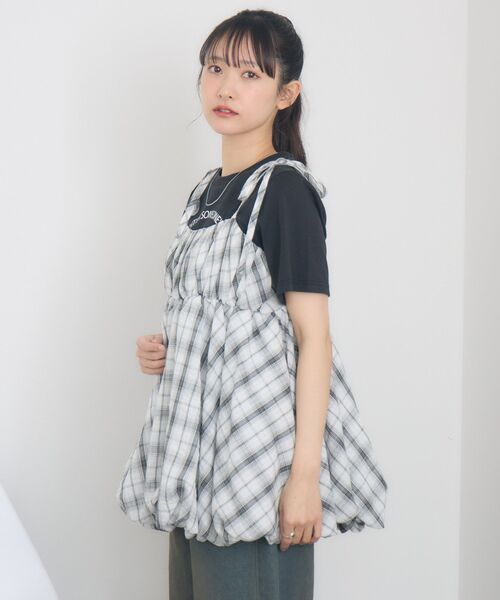 RETRO GIRL（レトロガール）の「肩リボンバルーンミニOP（ワンピース・レディース・ブラック/オフホワイト/ホワイト系その他・FREE）」の22枚目の写真