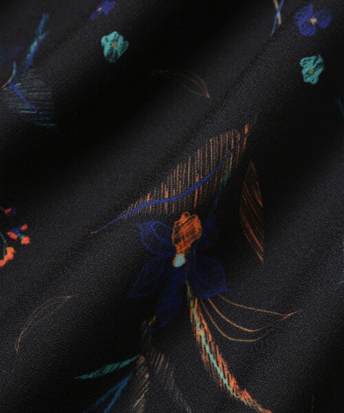 Saturdays NYC（サタデーズ ニューヨークシティ ）の「Canty Floral Print SS Shirt（シャツ/ブラウス・メンズ・ブラック/ホワイト・L/M/S/XL）」の6枚目の写真