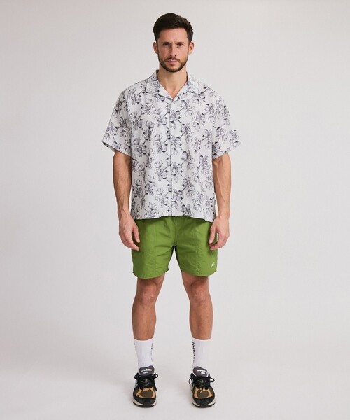Saturdays NYC（サタデーズ ニューヨークシティ ）の「Canty Floral Print SS Shirt（シャツ/ブラウス・メンズ・ブラック/ホワイト・L/M/S/XL）」の20枚目の写真