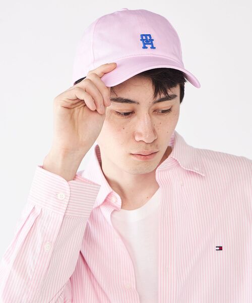 TOMMY HILFIGER（トミーヒルフィガー）の「6パネルキャップ（キャップ・メンズ・ホワイト/ライトブルー/ピンク/レッド/ベージュ/イエロー/オレンジ・FREE）」の9枚目の写真