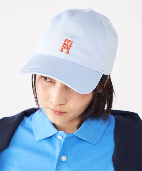 TOMMY HILFIGER（トミーヒルフィガー）の「6パネルキャップ（キャップ・メンズ・ホワイト/ライトブルー/ピンク/レッド/ベージュ/イエロー/オレンジ・FREE）」の8枚目の写真