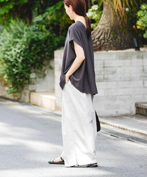 URBAN RESEARCH（アーバンリサーチ）の「『UVカット』2WAYフレンチスリーブニット（ニット/セーター・レディース・オフホワイト/チャコールグレー/ベージュ/ネイビー・FREE）」の10枚目の写真