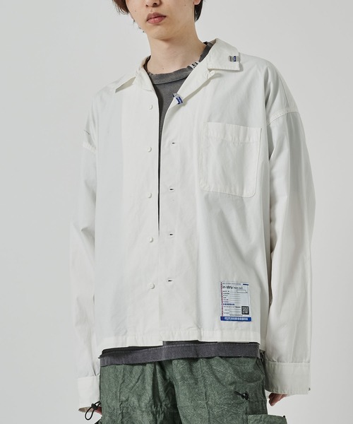 In・stru(men-tal).(インストルメンタル)の「【MIHARAYASUHIRO/ミハラヤスヒロ】OVER DYE LS SHIRTS(シャツ/ブラウス・メンズ・ブラック/ホワイト/ライトグレー・44/46/48)」の2枚目の写真