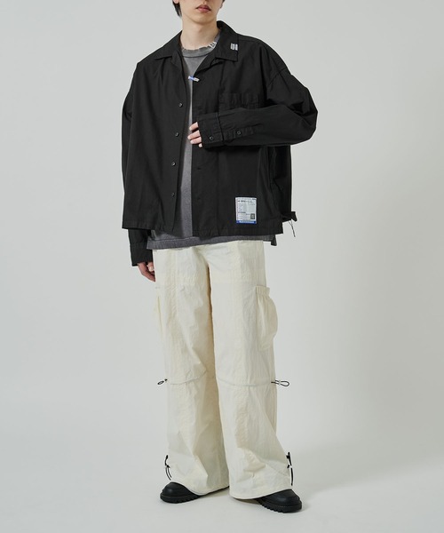 In・stru(men-tal).(インストルメンタル)の「【MIHARAYASUHIRO/ミハラヤスヒロ】OVER DYE LS SHIRTS(シャツ/ブラウス・メンズ・ブラック/ホワイト/ライトグレー・44/46/48)」の4枚目の写真