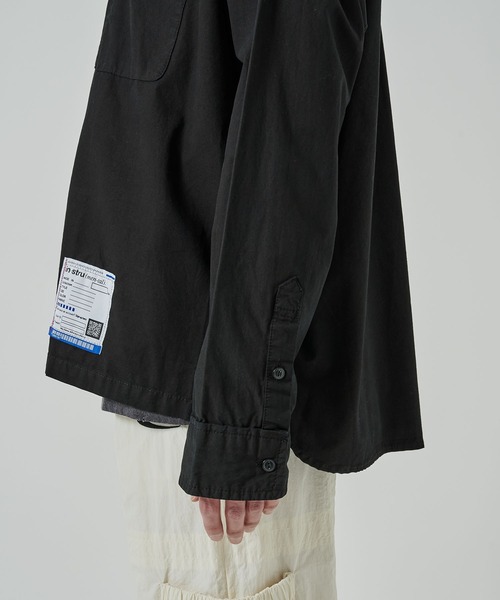 In・stru(men-tal).(インストルメンタル)の「【MIHARAYASUHIRO/ミハラヤスヒロ】OVER DYE LS SHIRTS(シャツ/ブラウス・メンズ・ブラック/ホワイト/ライトグレー・44/46/48)」の10枚目の写真