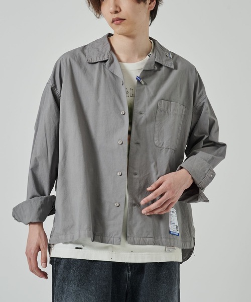 In・stru(men-tal).(インストルメンタル)の「【MIHARAYASUHIRO/ミハラヤスヒロ】OVER DYE LS SHIRTS(シャツ/ブラウス・メンズ・ブラック/ホワイト/ライトグレー・44/46/48)」の17枚目の写真