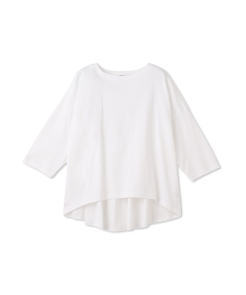 MAYSON GREY（メイソングレイ）の「オーガニックコットンバッグギャザーテーププルオーバー≪洗濯機で洗える≫（Tシャツ/カットソー・レディース・オフホワイト/ブラック/ベージュ・M）」の11枚目の写真