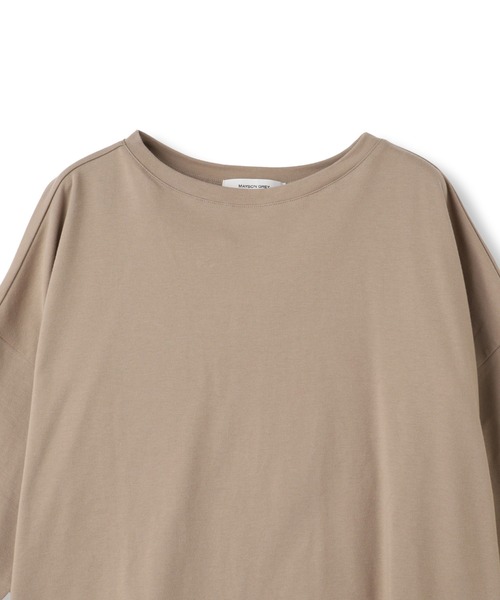 MAYSON GREY（メイソングレイ）の「オーガニックコットンバッグギャザーテーププルオーバー≪洗濯機で洗える≫（Tシャツ/カットソー・レディース・オフホワイト/ブラック/ベージュ・M）」の21枚目の写真