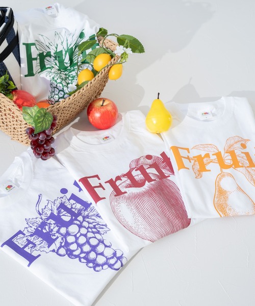 80s FRUIT OF THE LOOM ロゴ Tシャツ 珍品 染み込み 希少】FRUIT OF THE LOOM マリブ 染み込みプリント Tシャツ