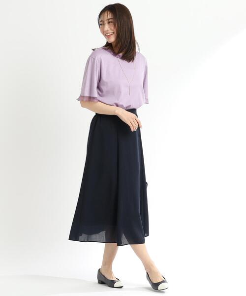 Reflect / リフレクト 【夏SALE／接触冷感／洗える】キレイめジャージプルオーバー セール】【夏SALE／接触冷感／洗える】キレイめジャージプル