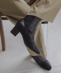 Petitjo（プッチージョ）の「小さいサイズ　防水・防滑スクエアトゥショートブーツ　低身長さん・小柄女性（ブーツ）」