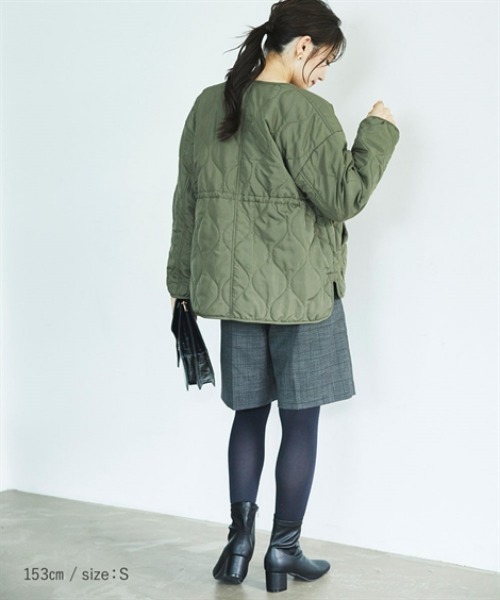 Petitjo（プッチージョ）の「小さいサイズ　防水・防滑スクエアトゥショートブーツ　低身長さん・小柄女性（ブーツ・レディース・アイボリー/ブラック・SS/S/M）」の20枚目の写真