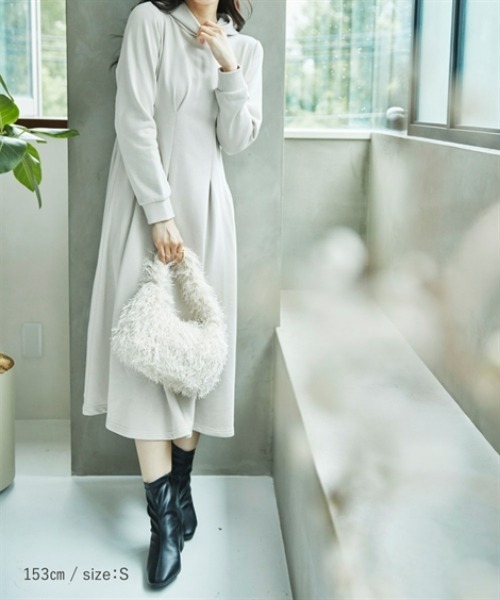 Petitjo（プッチージョ）の「小さいサイズ　防水・防滑スクエアトゥショートブーツ　低身長さん・小柄女性（ブーツ・レディース・アイボリー/ブラック・SS/S/M）」の22枚目の写真