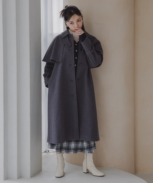 Petitjo（プッチージョ）の「小さいサイズ　防水・防滑スクエアトゥショートブーツ　低身長さん・小柄女性（ブーツ・レディース・アイボリー/ブラック・SS/S/M）」の15枚目の写真