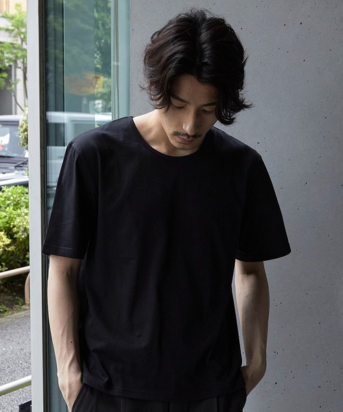 RATTLE TRAP(ラトルトラップ)の「【WEB限定/短丈T/クールマックス】COOLMAX COTTON BASIC CROPPED TEE(Tシャツ/カットソー・メンズ・ホワイト/ブラック・LL/M/L)」の19枚目の写真