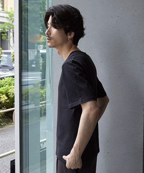 RATTLE TRAP(ラトルトラップ)の「【WEB限定/短丈T/クールマックス】COOLMAX COTTON BASIC CROPPED TEE(Tシャツ/カットソー・メンズ・ホワイト/ブラック・LL/M/L)」の21枚目の写真