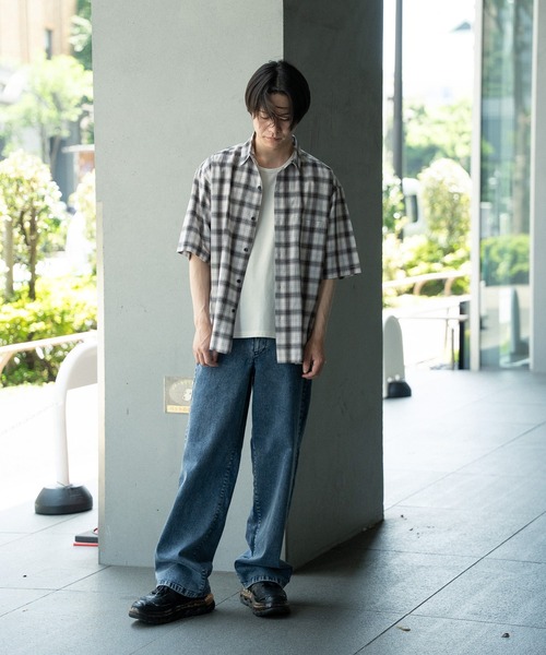 RATTLE TRAP(ラトルトラップ)の「【WEB限定/短丈T/クールマックス】COOLMAX COTTON BASIC CROPPED TEE(Tシャツ/カットソー・メンズ・ホワイト/ブラック・LL/M/L)」の5枚目の写真