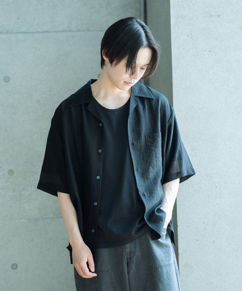 RATTLE TRAP(ラトルトラップ)の「【WEB限定/短丈T/クールマックス】COOLMAX COTTON BASIC CROPPED TEE(Tシャツ/カットソー・メンズ・ホワイト/ブラック・LL/M/L)」の6枚目の写真
