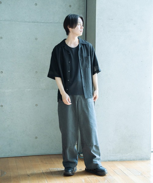 RATTLE TRAP(ラトルトラップ)の「【WEB限定/短丈T/クールマックス】COOLMAX COTTON BASIC CROPPED TEE(Tシャツ/カットソー・メンズ・ホワイト/ブラック・LL/M/L)」の8枚目の写真