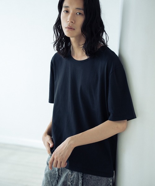 RATTLE TRAP(ラトルトラップ)の「【WEB限定/短丈T/クールマックス】COOLMAX COTTON BASIC CROPPED TEE(Tシャツ/カットソー・メンズ・ホワイト/ブラック・LL/M/L)」の16枚目の写真