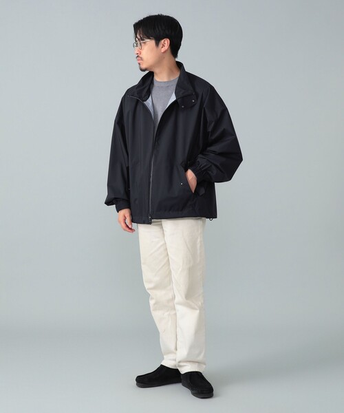 BEAMS F(ビームスエフ)の「BARACUTA / 3レイヤー ナイロン ブルゾン(ブルゾン・メンズ・ブラック・38/40/42)」の4枚目の写真