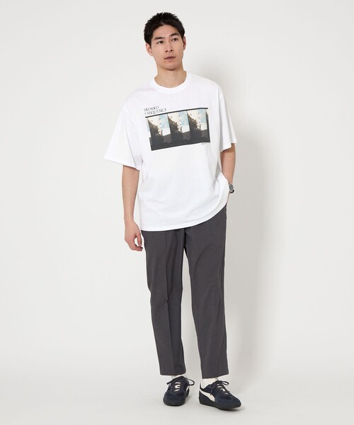 【人気！】BOSS グリーン ラージロゴ プリント Tシャツ HUGO BOSSグリーンMenプリントTシャツ