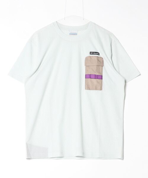 Columbia(コロンビア)の「コロンビア ジェドレンジオムニフリーズゼロショートスリーブクルー(Tシャツ/カットソー・メンズ・ネイビー/パープル/サンドグレー・S/M/L/LL)」の1枚目の写真