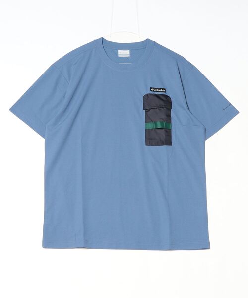 Columbia(コロンビア)の「コロンビア ジェドレンジオムニフリーズゼロショートスリーブクルー(Tシャツ/カットソー・メンズ・ネイビー/パープル/サンドグレー・S/M/L/LL)」の3枚目の写真