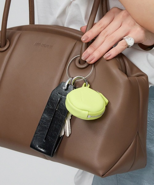 ADD CULUMN（アドカラム）の「【ADD CULUMN】MACARON CHARM（キーケース/キーアクセサリー・レディース・イエロー/サックスブルー・フリー）」の3枚目の写真